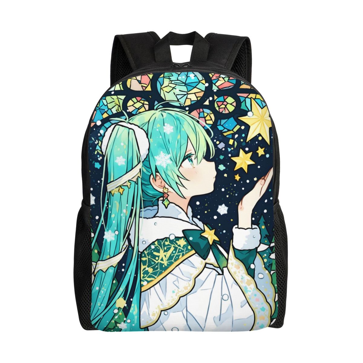 Laptop Accessories For Students - カスタマイズされた人気の H-ハツネド M-ミク トラベルバックパック男性女性スクールラップトップブックバッグ新しい大学生デイパックバッグ