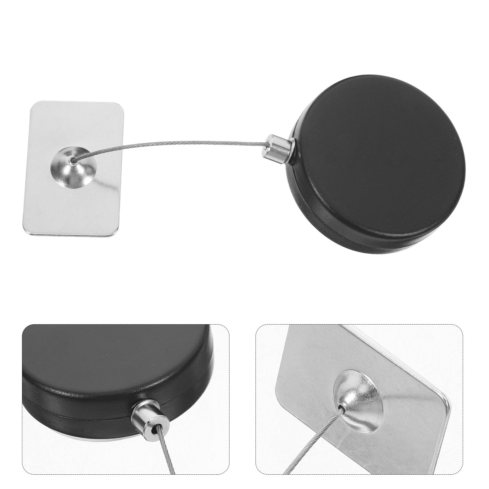 Laptop Lock Cable - 2本セットの伸縮式セキュリティケーブルロック。リモコン操作式のスチール製ロックコードで、旅行、ノートパソコン、デスク、カフェ、オフィスでの盗難防止に。