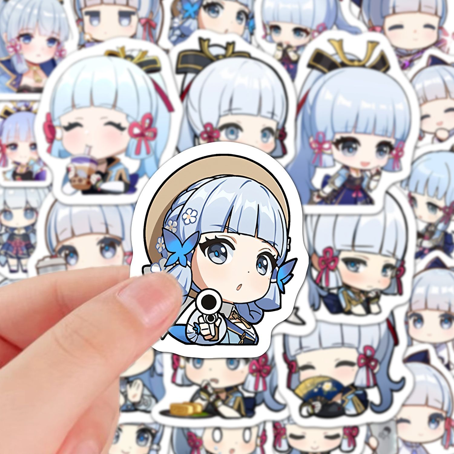 Laptop Accessories For Students - 神里あやか 60 個原神アニメ学生ステッカー装飾ラップトップ電話スーツケースノートブックラベル文具ステッカー