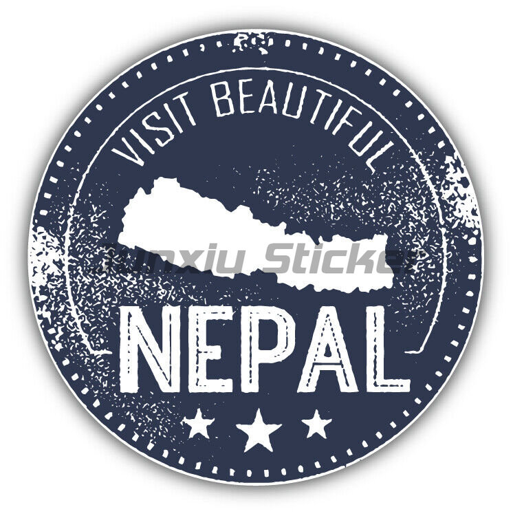 Laptop Accessories Nepal - ネパール国旗バンパービニール自転車ウィンドウラップラップトップステッカーボディカーステッカー PVC ビニール装飾アクセサリーデカール