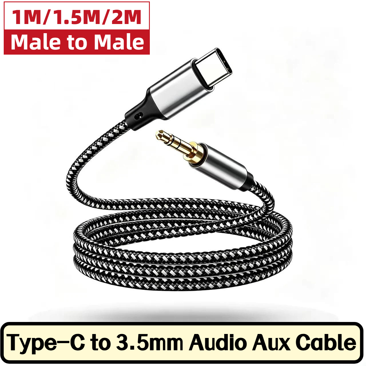 Laptop Accessories Headphones - 1.5m Type-C - 3.5mmジャックオーディオAUXケーブル USB-C 1m/2m