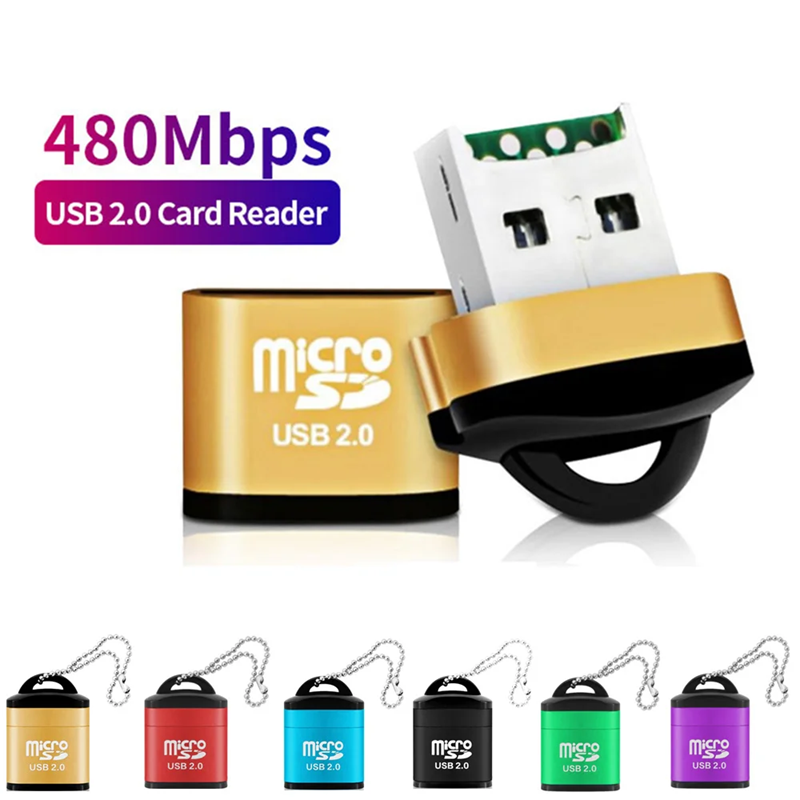 Laptop Accessories Nearby - ミニ USB マイクロ SD/TF メモリカードリーダー USB