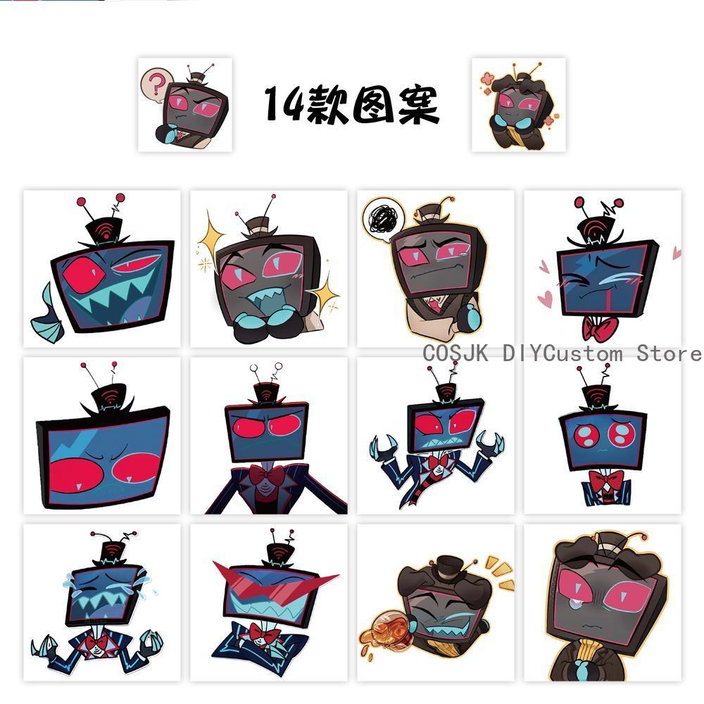 Laptop Accessories For Students - 500 ピース/ロールアニメ Vox Q バージョンステッカー DIY
