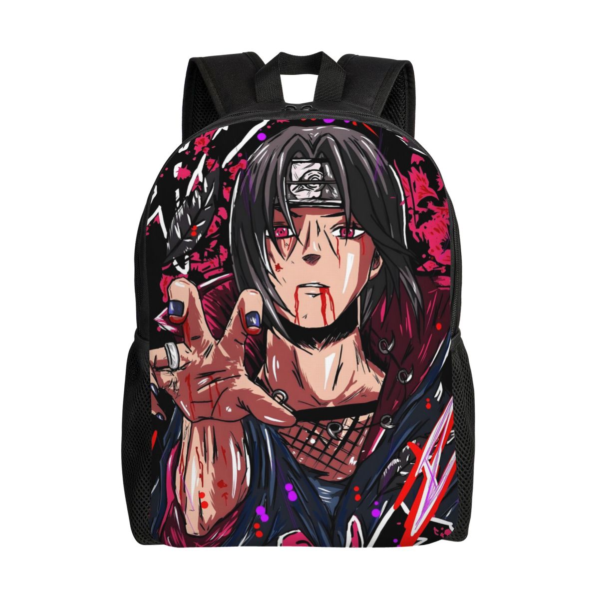 Laptop Accessories For Students - カスタム U-Uchihaes I-Itachies 漫画バックパック 女性 男性