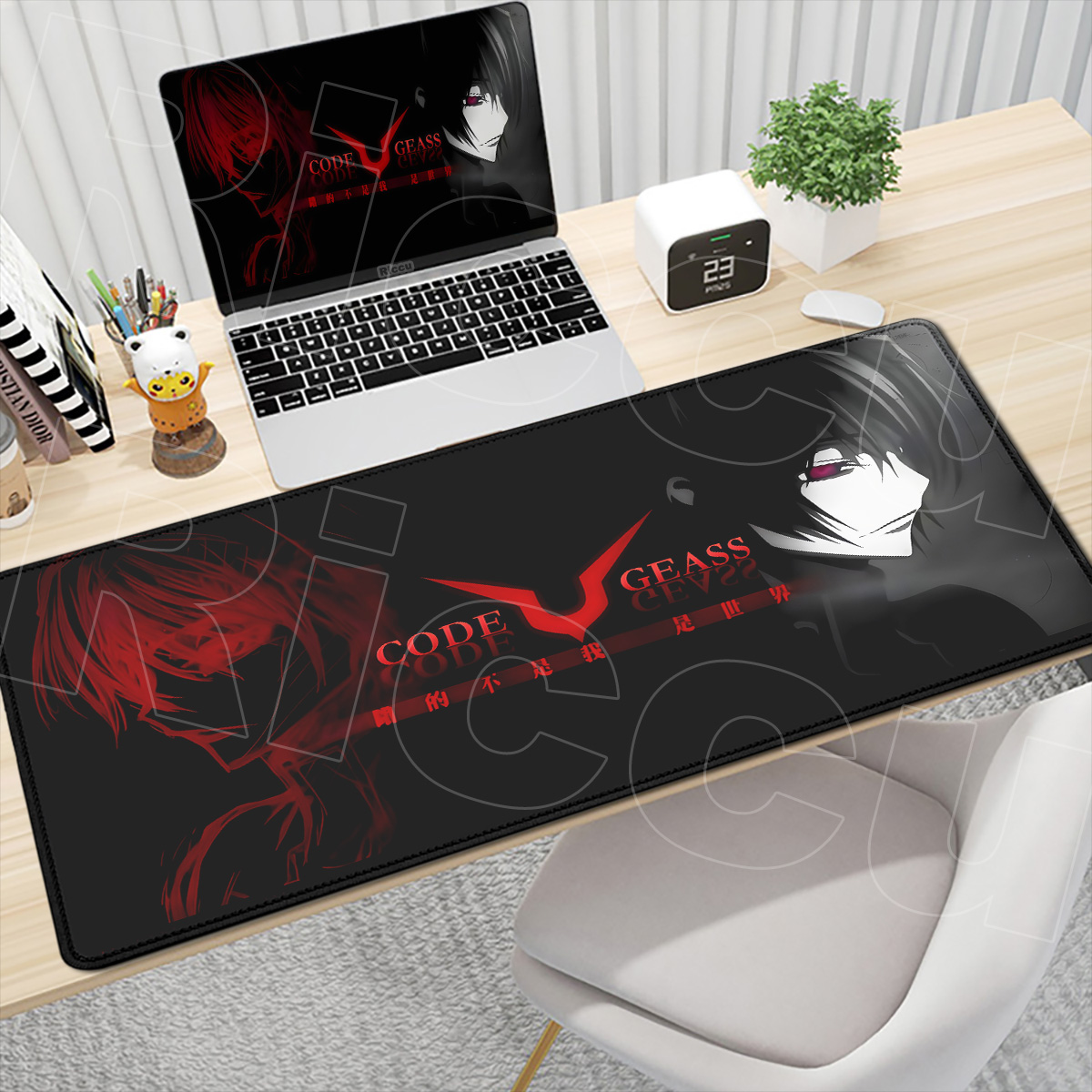 Laptop Accessories Nearby - コードギアスデスクマウスパッド XXL HD 印刷ラップトップキーボードマットテーブルプロテクターカーペット PC ゲームアクセサリー