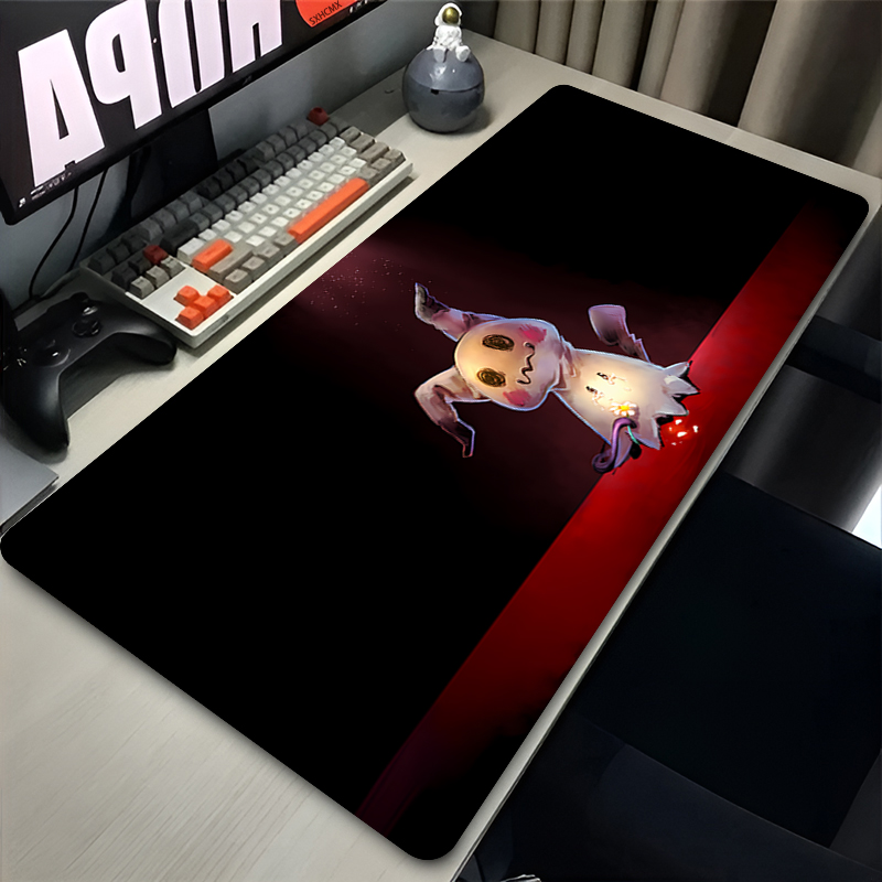 Laptop Accessories For Gaming - ゲーマーマウスパッド大型 XXL P-ポケモンミミッキュキーボードマウスマットアニメゲーム Pc アクセサリーラップトップデスクトップゴム製マウスパッド