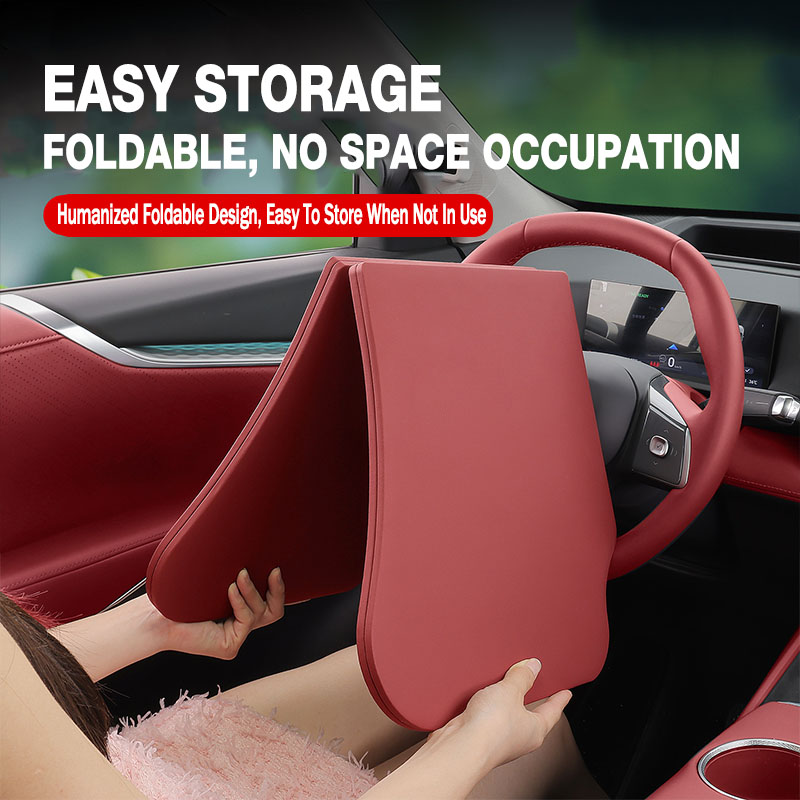 Laptop Accessories Table - テスラ モデルY用折りたたみ式カーステアリングホイールトレイテーブル、多用途ラップトップ＆ダイニングトレイ、車内アクセサリー