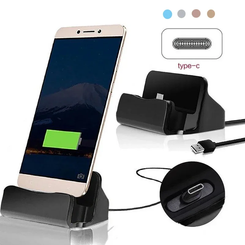Usb C Docking Hub - Type C USB ドック充電器 スマホホルダー iPhone