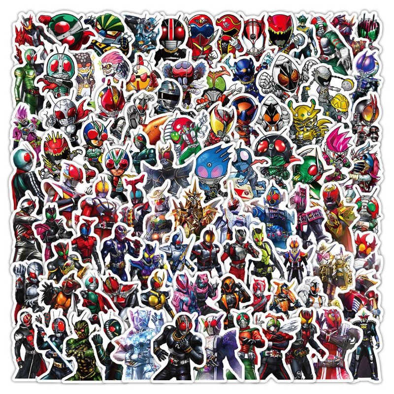 Laptop Accessories Nearby - 103 個仮面ライダーインス美的かわいい漫画ステッカー防水 DIY アニメグッズデカールノートブックラップトップデスクトップ装飾用
