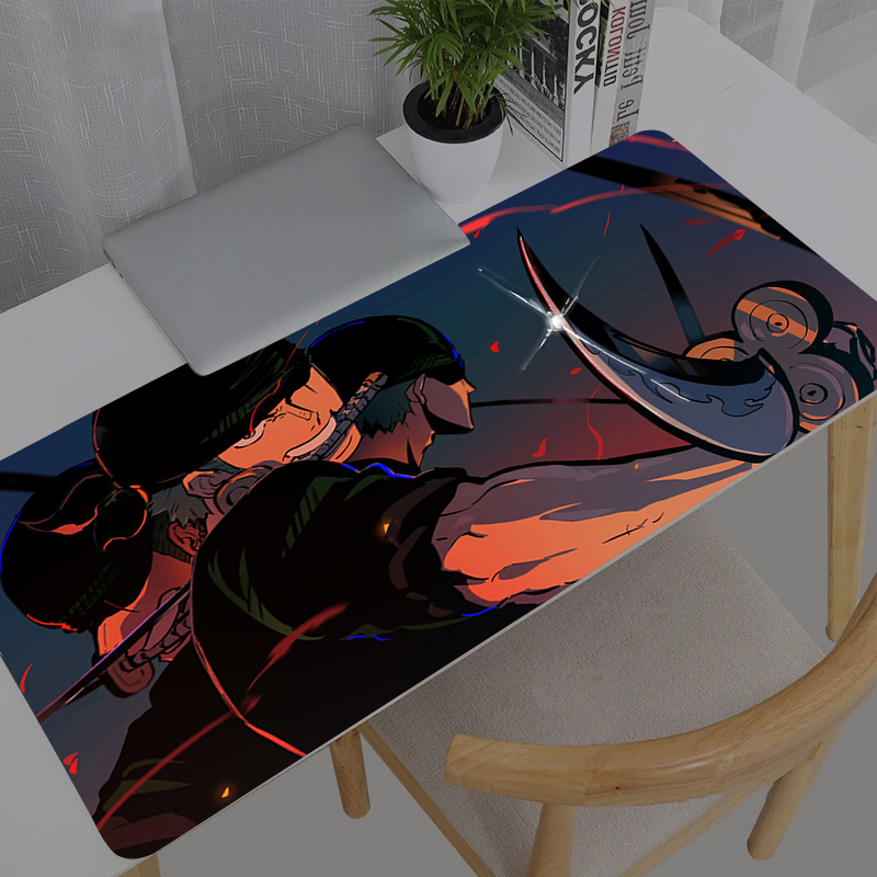 大型マウスパッドオフィスワンピースロロノア・ゾロコンピュータ - Laptop Accessories For Gaming のレビューと価格