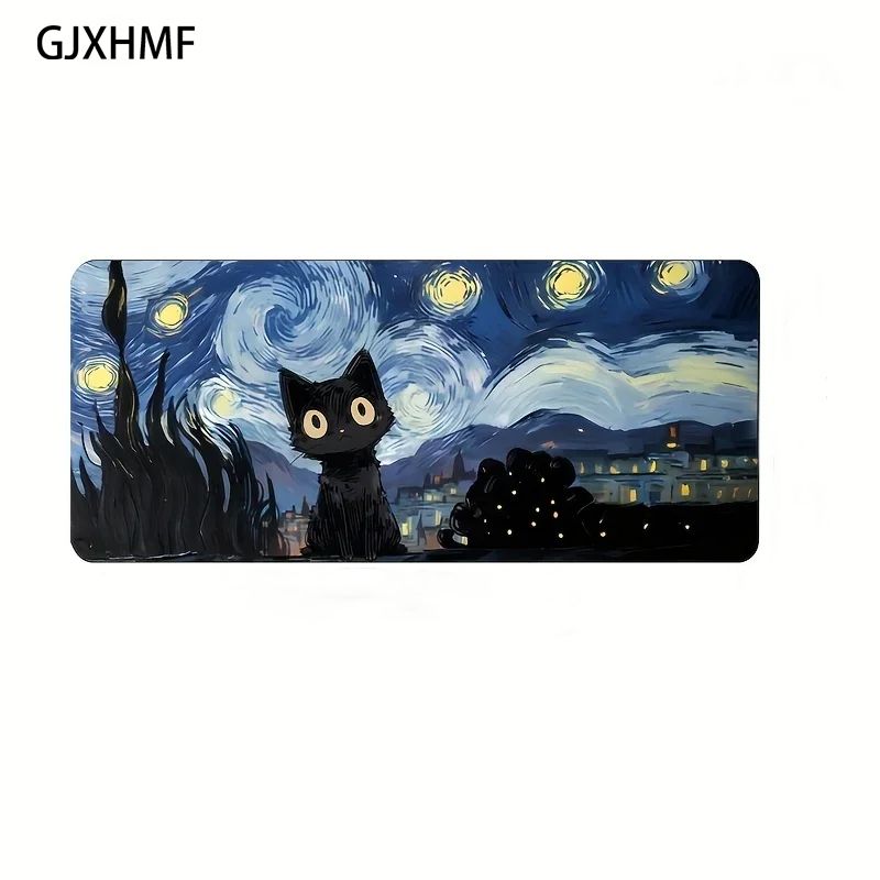 アニメ「スターリーナイト」猫柄ゲーミングマウスパッド かわい - Laptop Accessories Nearby のレビューと価格