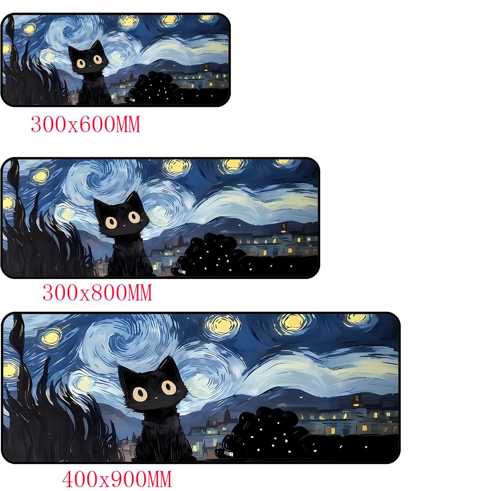アニメ「スターリーナイト」猫柄ゲーミングマウスパッド かわい - Laptop Accessories Nearby のレビューと価格