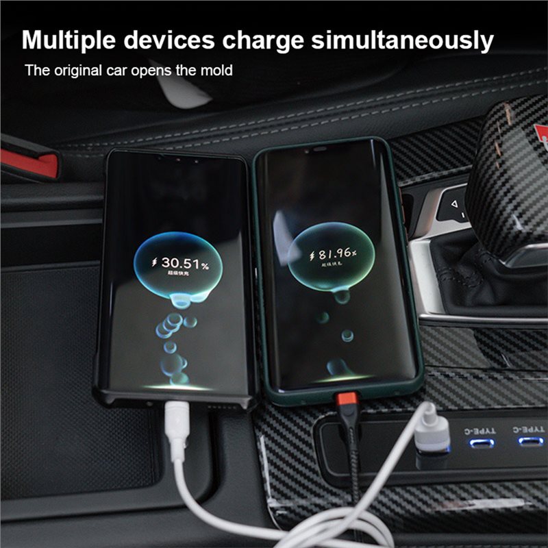 USB Type-C急速充電器スプリッター アウディQ5L  - Usb C Docking Hub のレビューと価格