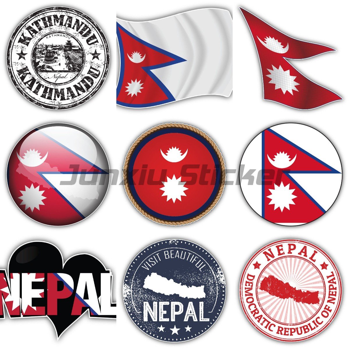ネパール国旗バンパービニール自転車ウィンドウラップラップトッ - Laptop Accessories Nepal のレビューと価格