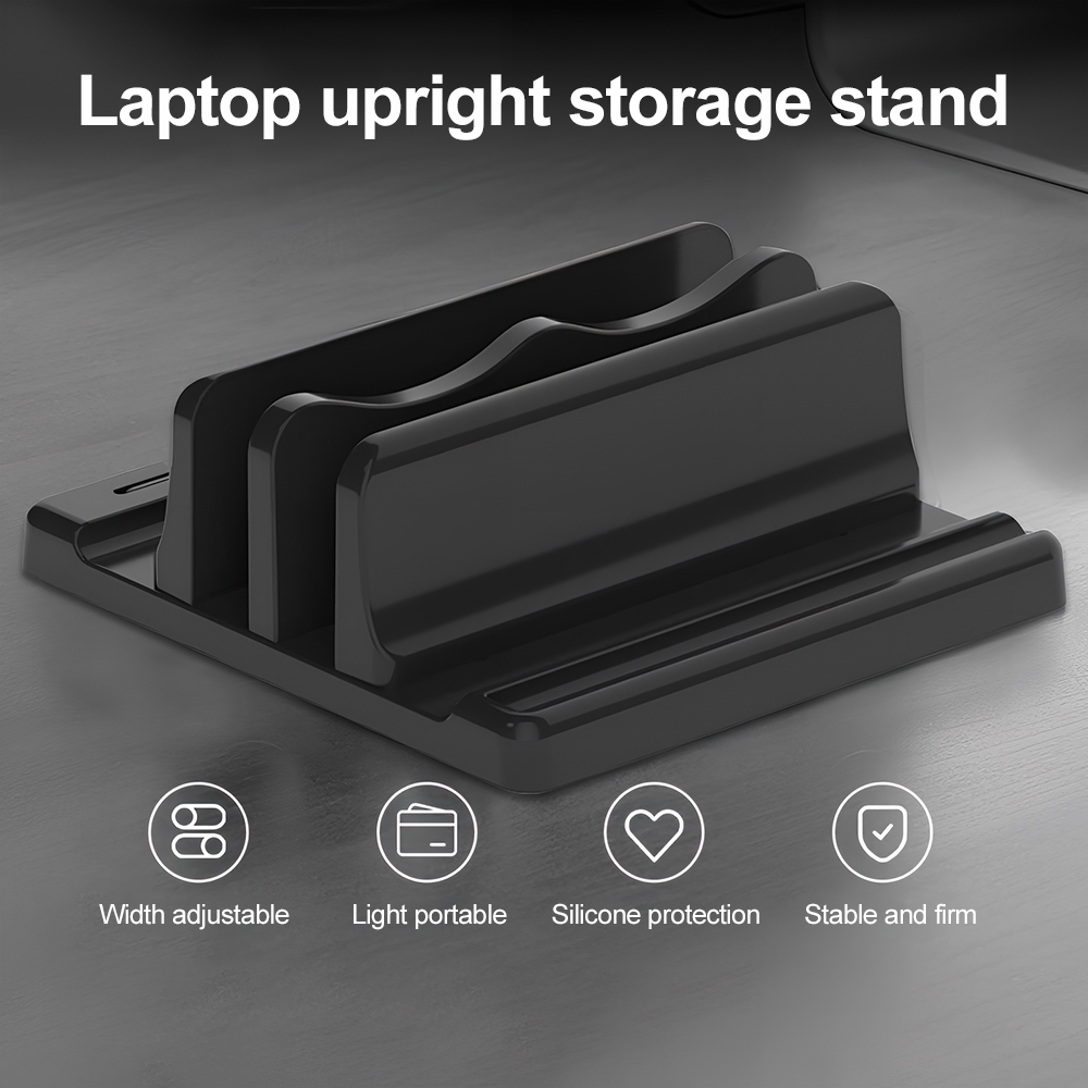 オフィス ABS ラップトップスタンド 垂直に置くとデスクス - Laptop Accessories Nearby のレビューと価格