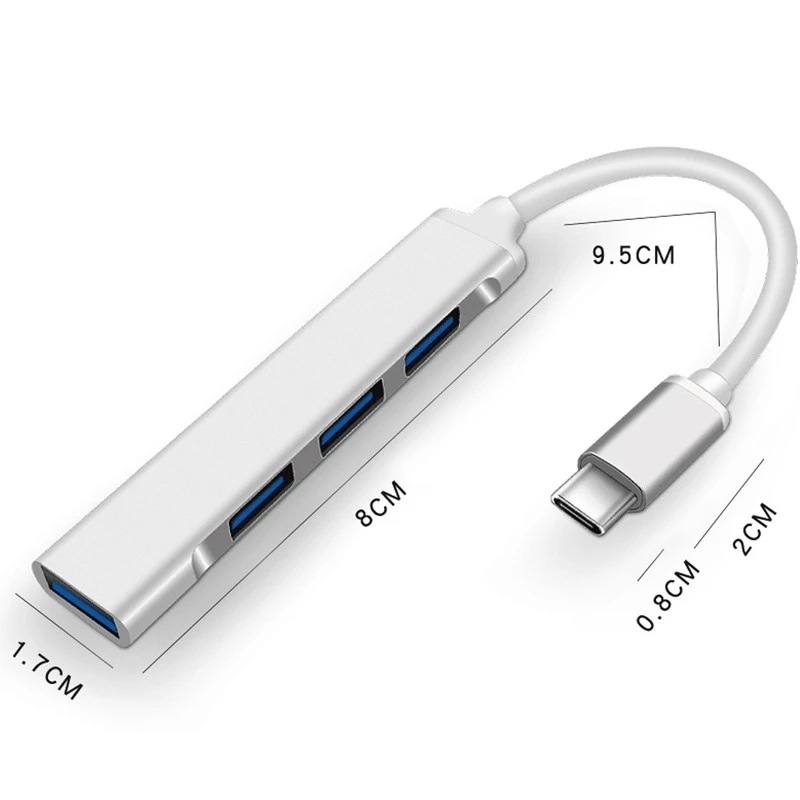 4-in-1 Type-Cエクステンダーハブ 4ポートUSB - Laptop Accessories Nearby のレビューと価格