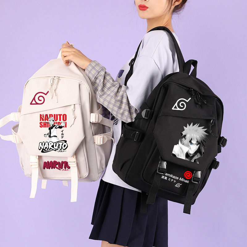 ナルトサスケカカシアニメバックパック男の子女の子学生用漫画ラ - Laptop Accessories For Students のレビューと価格