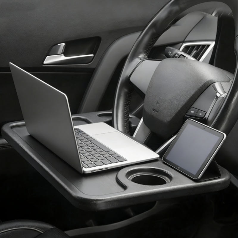 車のステアリングホイールテーブルユニバーサルステアリングホイ - Laptop Accessories Table のレビューと価格