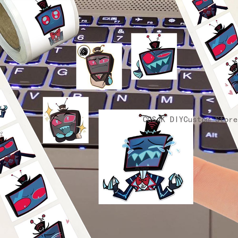 500 ピース/ロールアニメ Vox Q バージョンステッカ - Laptop Accessories For Students のレビューと価格