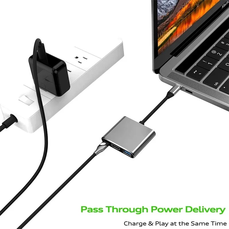 USB C ハブ 3in1 タイプ C 3.0 to HDM - Usb C Docking Hub のレビューと価格
