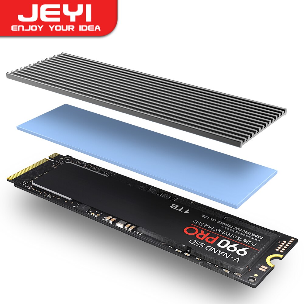 JEYI M.2 SSD ヒートシンク、アルミニウム NVM - Laptop Accessories Cooling Pad のレビューと価格