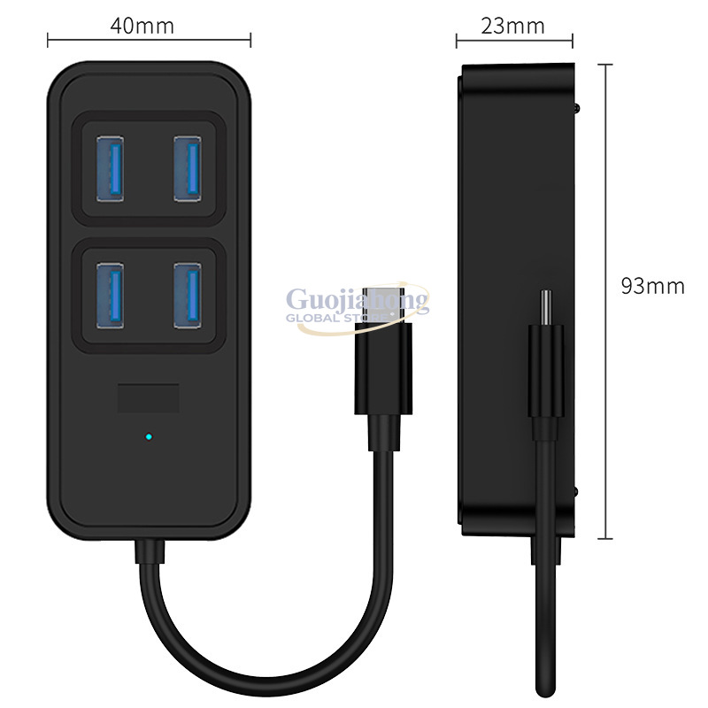 クロスボーダーUSB3.0ハブ、USBインターフェースブレー - Usb C Docking Hub のレビューと価格
