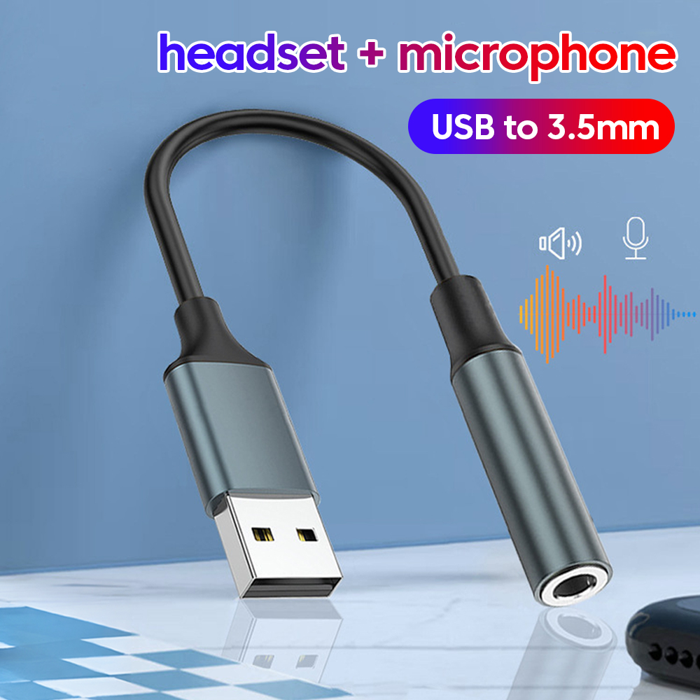 USB - 3.5mm ジャックオーディオアダプター USB - Laptop Accessories Headphones のレビューと価格