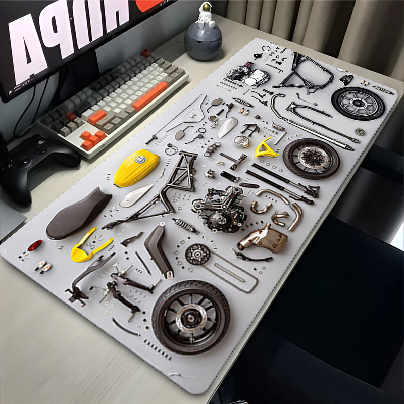 分解図 ゴム製マウスパッド マウスパッド XXL ゲームアク - Laptop Accessories For Gaming のレビューと価格