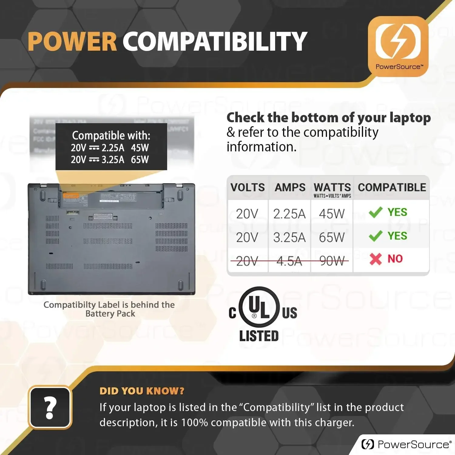 20V 3.25A ACアダプター充電器,Lenovo e4 - Laptop Accessories Shop のレビューと価格