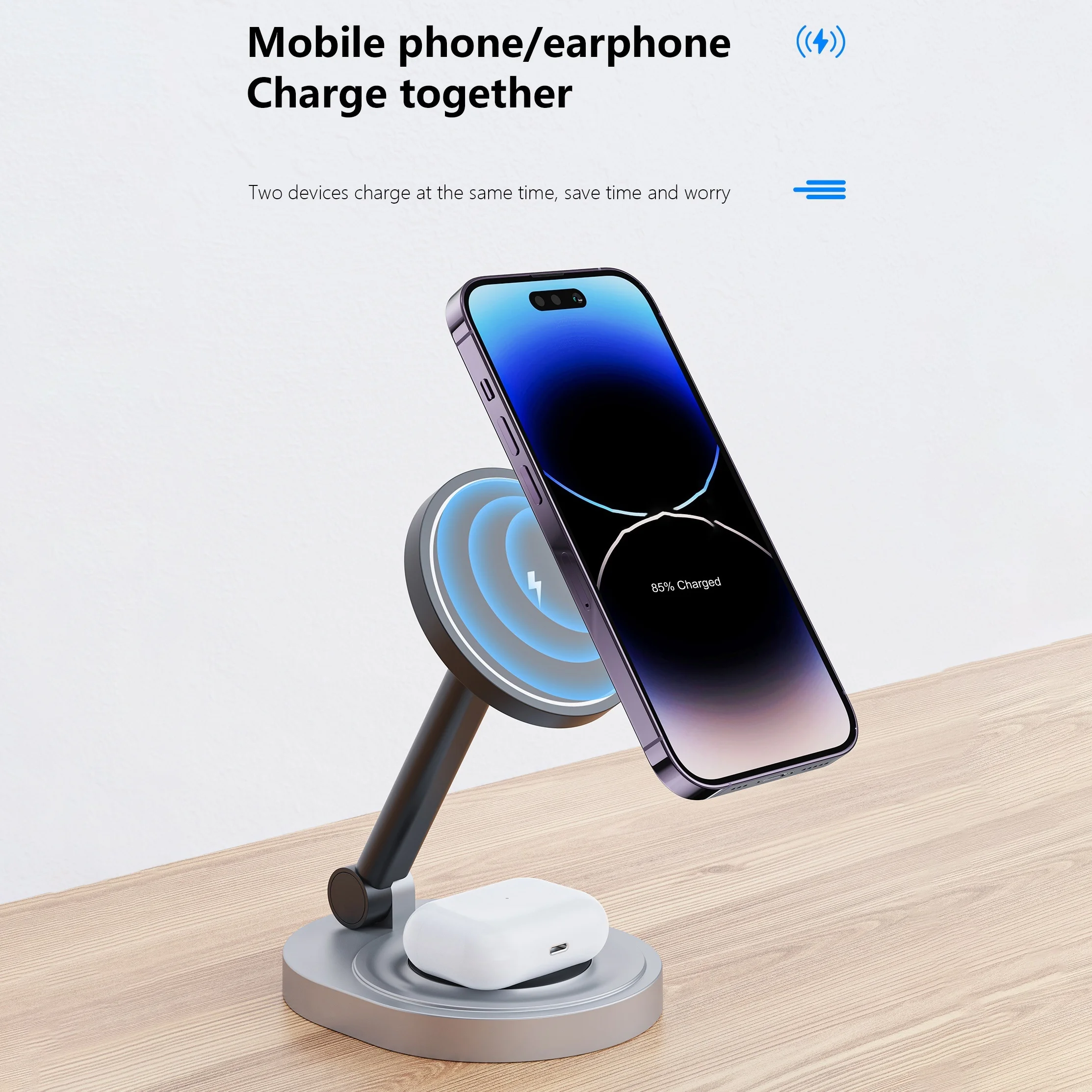 2 で 1 磁気ワイヤレス充電器スタンドパッド iPhone - Usb C Docking Hub のレビューと価格