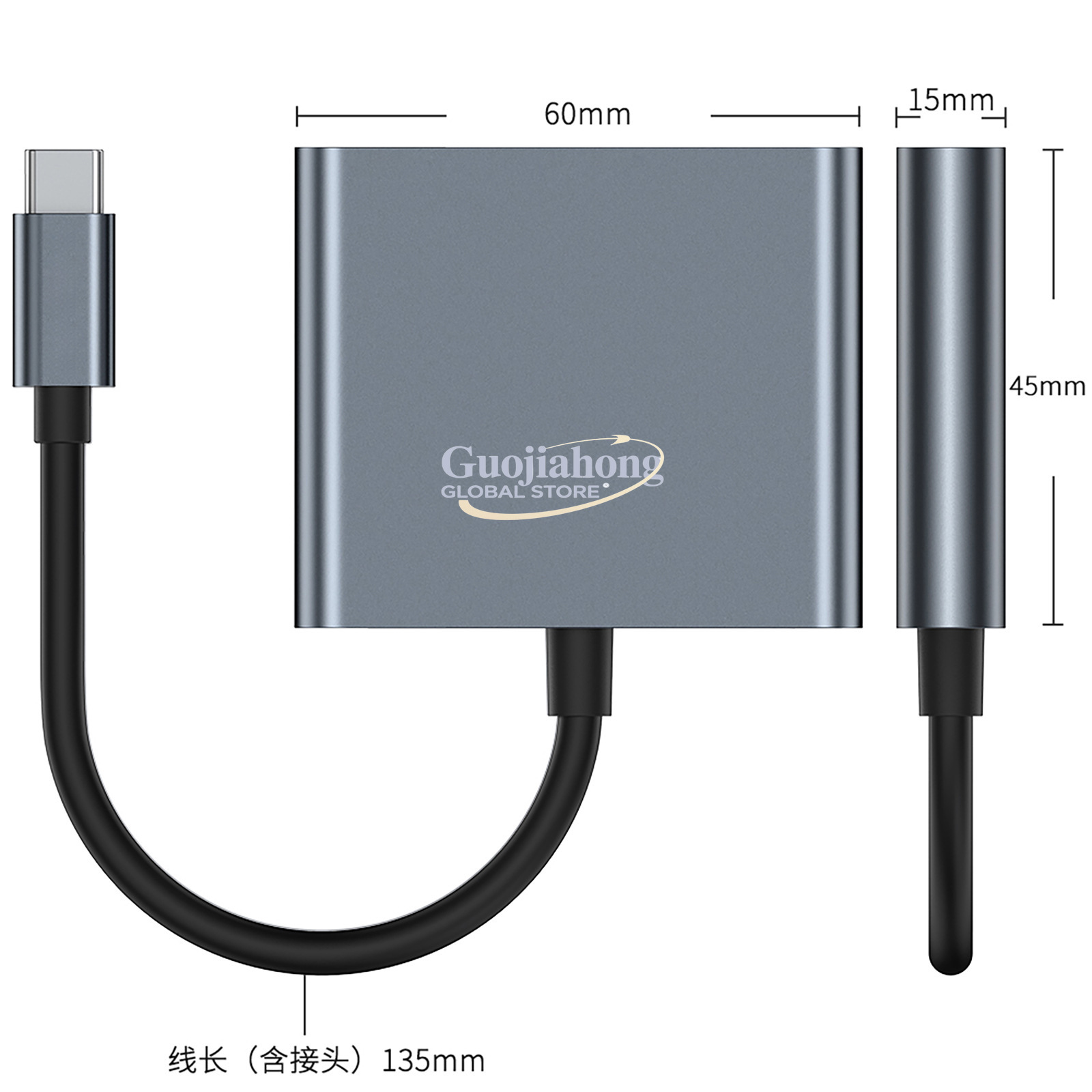 クロスボーダーUSB-C to HD 3in1 MIドッキン - Usb C Docking Hub のレビューと価格