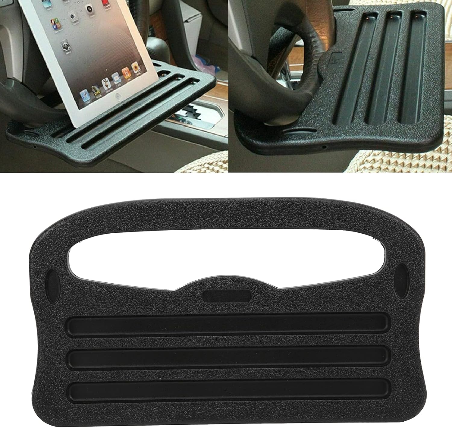 2in1 車のステアリングホイールトレイ自動車インテリア収納 - Laptop Accessories Table のレビューと価格