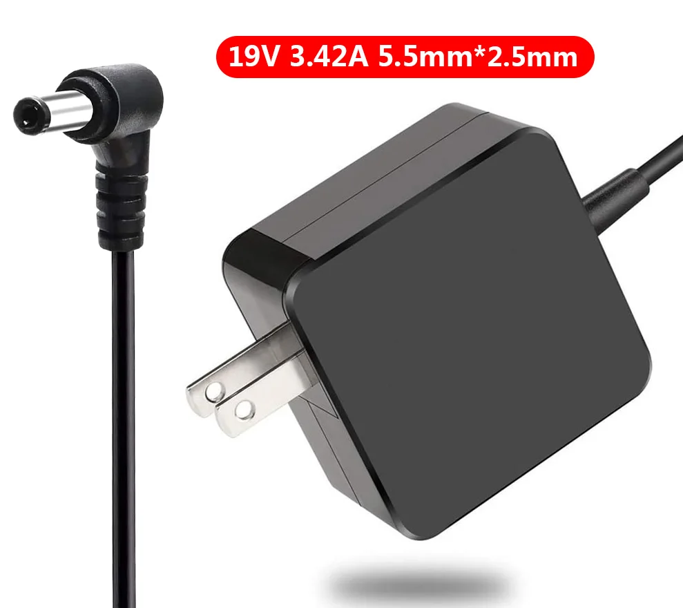 ラップトップacアダプター充電器asus、19v、3.42a - Laptop Accessories Shop のレビューと価格