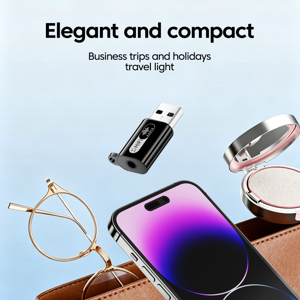 プラグアンドプレイ 3.5m USBオーディオアダプター H - Laptop Accessories Headphones のレビューと価格