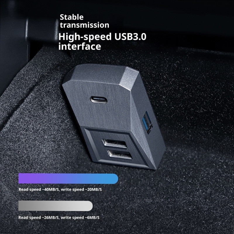 車のグローブボックス用ドッキングステーションUSBハブ拡張ド - Usb C Docking Hub のレビューと価格