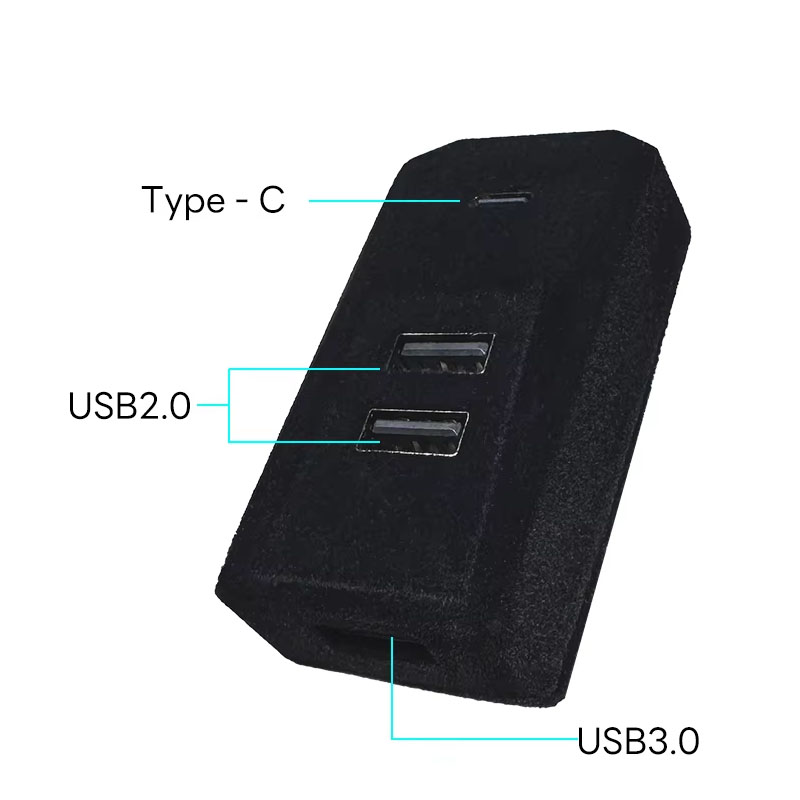 車のグローブボックス用ドッキングステーションUSBハブ拡張ド - Usb C Docking Hub のレビューと価格