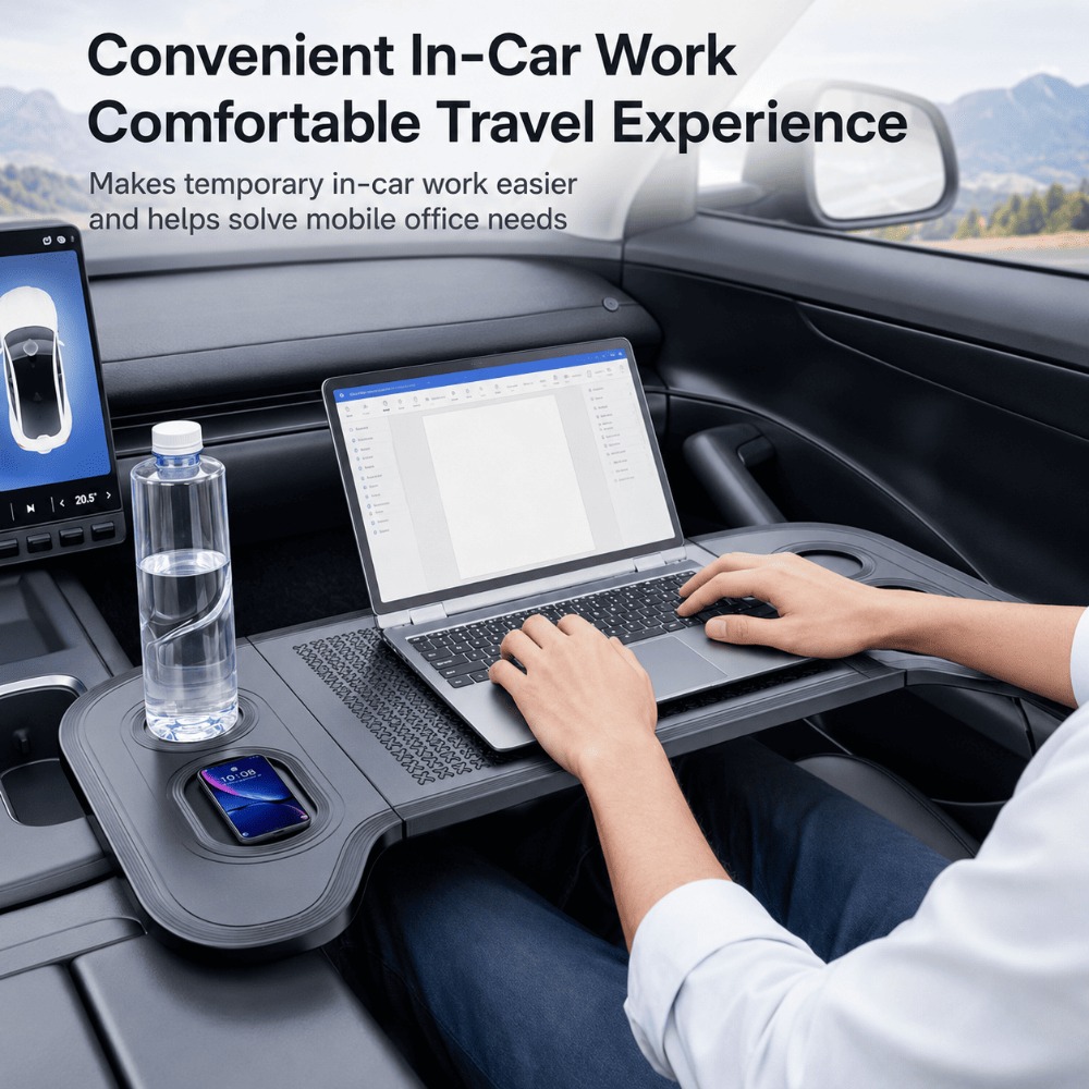 ユニバーサル車両用ステアリングホイールトレイ 多機能カーテー - Laptop Accessories Table のレビューと価格