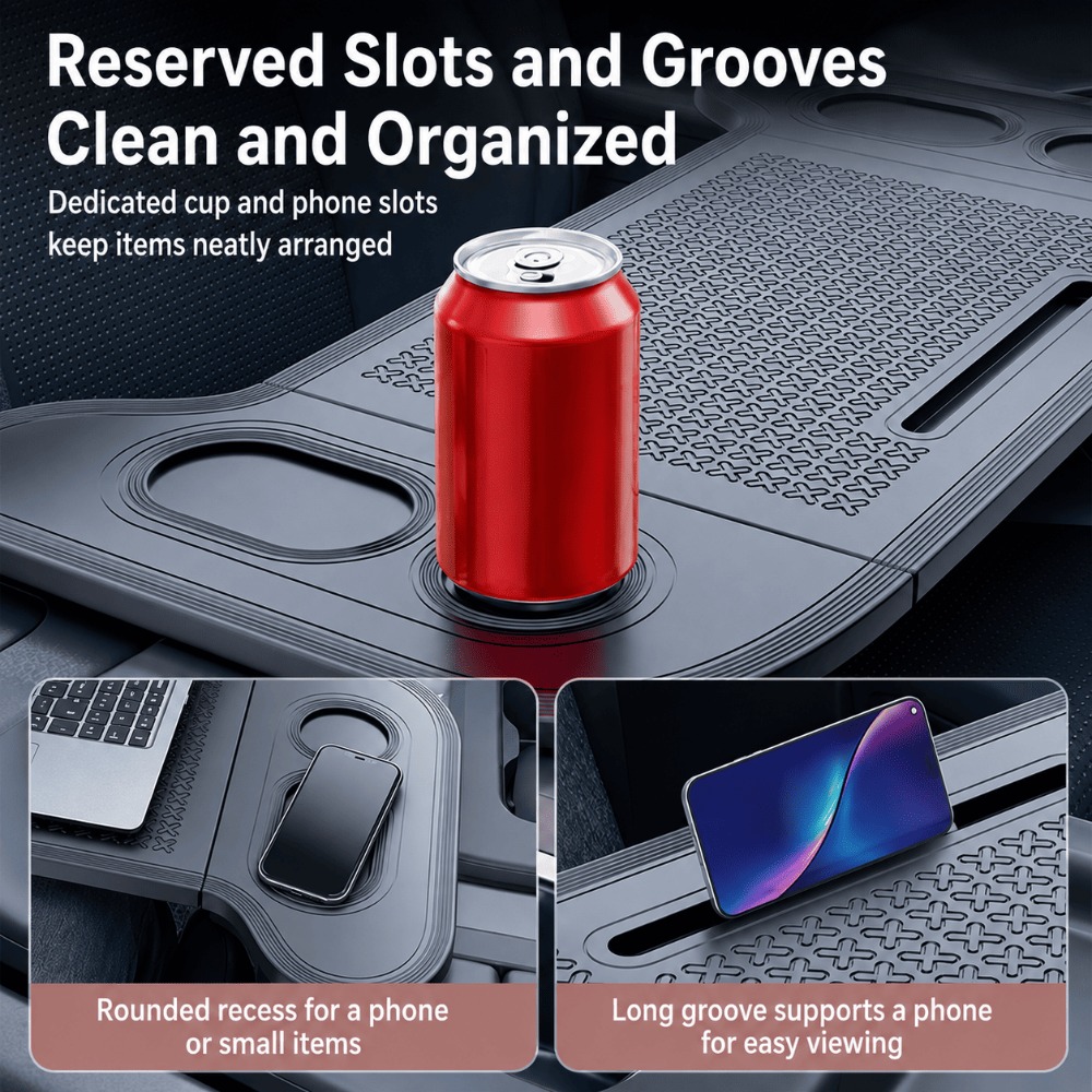 ユニバーサル車両用ステアリングホイールトレイ 多機能カーテー - Laptop Accessories Table のレビューと価格